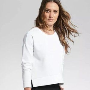 Women's Athleta Modern Sweatshirt in white